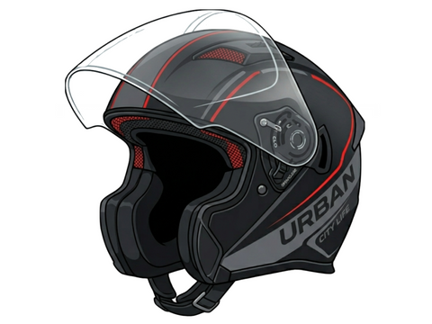 Caschi Moto Urban