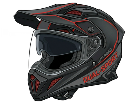 Caschi Moto Dual