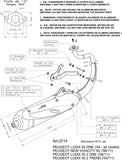 Complete Catalytic Exhaust System With Sound Certification Sito Stainless Steel - Leovince Compatible With Peugeot New Vivacity (2008-2012)