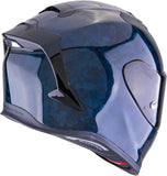 Full-Face Motorcycle Helmet Scorpion Exo Exo-R1 Evo Carbon Air Carbon Fiber Blue Onyx Size Xs