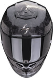 Full-Face Motorcycle Helmet Scorpion Exo Exo-R1 Evo Carbon Air Carbon Fiber Black Onyx Size Xs