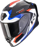 Full-Face Motorcycle Helmet Scorpion Exo Exo-R1 Evo Carbon Air Carbon Fiber Black Red Propel Size Xs