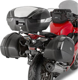 Monokey Silver Tech Top Case - 47 Lt Technopolymer - Givi Compatible With Honda Vfr 800 F (2014-2020)