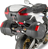 Monokey Trekker Dolomiti Black Aluminium Top Case - 30 Lt Trekker Dolomiti Aluminium - Givi Compatible With Honda Cb 650 F (2014-2016)