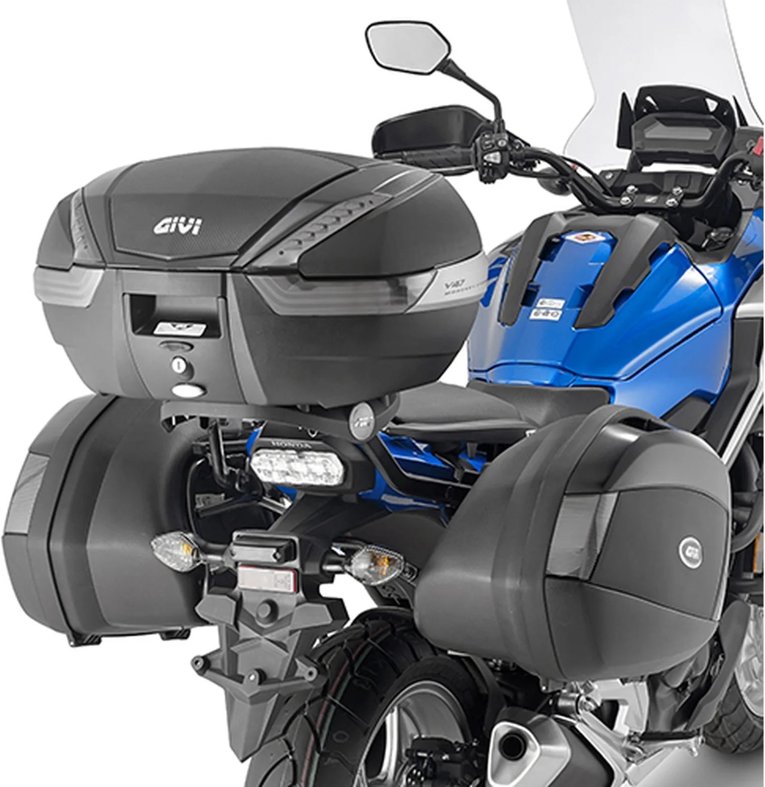Bauletto Monolock Nero Tech 30 Lt Plastica - Givi Compatibile Con Honda Nc 750 S (2016-2020)