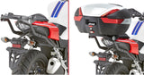 Monokey Carbon Look Top Case - 47 Lt Technopolymer - Givi Compatible With Honda Cb 500 F (2016-2018)
