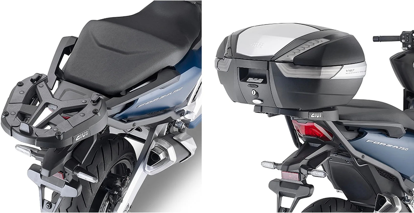Bauletto Monokey Trekker Alluminio Nero 33 Lt Trekker Alluminio - Givi Compatibile Con Honda Forza 750 (2025)