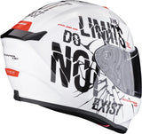 Casco Integrale Per Moto Scorpion Exo Exo-Jnr Air Polycarbonate Bianco Nero Boum Taglia L