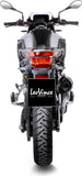 Terminale Di Scarico Senza Omologazione Suono Nero Acciaio Fondello Carbonio - Leovince Compatibile Con Bmw F 750 Gs (2018-2024)