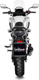 Terminale Di Scarico Senza Omologazione Suono Nero Acciaio Fondello Carbonio - Leovince Compatibile Con Honda Cb 500 X (2019-2023)