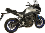 Impianto Di Scarico Completo Catalizzato E Con Omologazione Suono Lv One Evo Acciaio Fondello Carbonio - Leovince Compatibile Con Yamaha Tracer 900 (2015-2016)