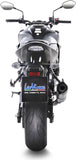 Terminale Di Scarico Senza Omologazione Suono Lv One Evo Acciaio Fondello Carbonio - Leovince Compatibile Con Suzuki Gsx-S 750 - Z Abs A2 (2019-2020)