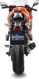 Impianto Di Scarico Completo Non Catalizzato E Senza Omologazione Suono Lv One Evo Carbonio Fondello Carbonio - Leovince Compatibile Con Kawasaki Z 650 (2020)