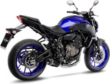 Impianto Di Scarico Completo Catalizzato E Con Omologazione Suono Lv One Evo Carbonio Fondello Carbonio - Leovince Compatibile Con Yamaha Xsr 700 (2016-2020)