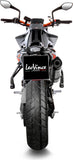 Terminale Di Scarico Senza Omologazione Suono Lv One Evo Acciaio Fondello Carbonio - Leovince Compatibile Con Ktm 890 Duke - L A2 - R (2020-2023)