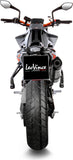 Exhaust Tip Without Sound Certification Lv One Evo Stainless Steel Carbon Fiber End Cap - Leovince Compatible With Ktm 790 Duke - L A2 (2025-2026)