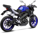 Impianto Di Scarico Completo Catalizzato E Con Omologazione Suono Lv One Evo Carbonio Fondello Carbonio - Leovince Compatibile Con Yamaha Mt-125 (2017-2019)