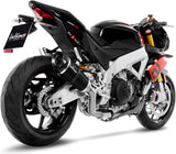 Terminale Di Scarico Senza Omologazione Suono Factory S Carbonio Fondello Carbonio - Leovince Compatibile Con Aprilia Tuono V4 1100 Rr (2019-2020)