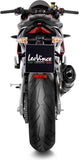 Terminale Di Scarico Senza Omologazione Suono Factory S Carbonio Fondello Carbonio - Leovince Compatibile Con Aprilia Tuono V4 1100 Rr (2019-2020)