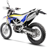 Terminale Di Scarico Con Omologazione Suono Lv One Evo Acciaio Fondello Carbonio - Leovince Compatibile Con Husqvarna 701 Enduro - Lr (2017-2020)