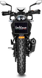 Terminale Di Scarico Con Omologazione Suono Lv One Evo Acciaio Nero Fondello Carbonio - Leovince Compatibile Con Ktm 390 Adventure (2020-2024)
