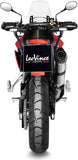 Terminale Di Scarico Con Omologazione Suono Lv One Evo Acciaio Fondello Carbonio - Leovince Compatibile Con Triumph Tiger 900 Rally (2020-2023)