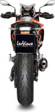 Terminale Di Scarico Senza Omologazione Suono Factory S Acciaio Nero Fondello Carbonio - Leovince Compatibile Con Bmw F 900 R - Xr - A2 (2020-2024)