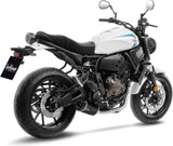 Impianto Di Scarico Completo Catalizzato E Con Omologazione Suono Lv One Evo Acciaio Nero Fondello Carbonio - Leovince Compatibile Con Yamaha Yzf-R7 700 (2021-2024)