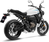 Impianto Di Scarico Completo Catalizzato E Con Omologazione Suono Lv One Evo Acciaio Fondello Carbonio - Leovince Compatibile Con Yamaha Mt-07 (2021-2024)