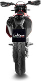 Complete Catalytic Exhaust System With Sound Certification Lv One Evo Stainless Steel Carbon Fiber End Cap - Leovince Compatible With Gasgas Es 700 (2022-2024)