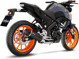 Impianto Di Scarico Completo Catalizzato E Con Omologazione Suono Lv One Evo Carbonio Fondello Carbonio - Leovince Compatibile Con Yamaha Yzf-R 125 (2021-2024)