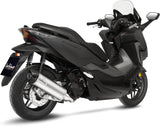 Impianto Di Scarico Completo Non Catalizzato E Senza Omologazione Suono Lv One Evo Acciaio Fondello Carbonio - Leovince Compatibile Con Honda Forza 125 (2021-2024)