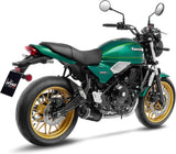 Impianto Di Scarico Completo Catalizzato E Con Omologazione Suono Lv One Evo Acciaio Nero Fondello Carbonio - Leovince Compatibile Con Kawasaki Z 650 (2021-2026)