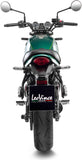 Complete Catalytic Exhaust System With Sound Certification Lv One Evo Carbon Fiber Carbon Fiber End Cap - Leovince Compatible With Kawasaki Z 650 Rs (2022-2024)