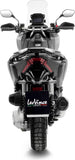 Terminale Di Scarico Con Omologazione Suono Lv One Evo Acciaio Fondello Carbonio - Leovince Compatibile Con Honda Adv 350 (2022-2024)