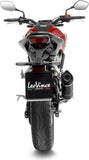 Impianto Di Scarico Completo Catalizzato E Con Omologazione Suono Lv One Evo Acciaio Nero Fondello Carbonio - Leovince Compatibile Con Honda Cb 125 R Neo Sports Café (2021-2023)