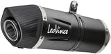 Exhaust Tip Without Sound Certification Lv One Evo Steel Black Carbon Fiber End Cap - Leovince Compatible With Ktm 390 Duke (2021-2023)