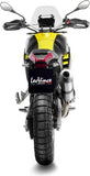 Terminale Di Scarico Con Omologazione Suono Lv One Evo Acciaio - Leovince Compatibile Con Aprilia Tuareg 660 (2022-2024)