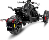 Terminale Di Scarico Senza Omologazione Suono Lv One Evo Acciaio Fondello Carbonio - Leovince Compatibile Con Can Am Ryker 600 Sport - Rally (2019-2024)