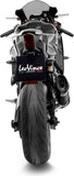 Impianto Di Scarico Completo Non Catalizzato E Senza Omologazione Suono Factory S Acciaio Nero Fondello Carbonio - Leovince Compatibile Con Yamaha Yzf-R7 700 (2021-2024)