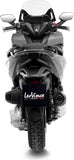 Terminale Di Scarico Con Omologazione Suono Lv One Evo Acciaio Fondello Carbonio - Leovince Compatibile Con Honda Forza 350 (2021-2024)