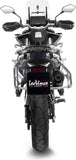 Terminale Di Scarico Con Omologazione Suono Lv One Evo Acciaio Nero Fondello Carbonio - Leovince Compatibile Con Cfmoto 800 Mt Touring (2022-2024)