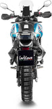 Terminale Di Scarico Senza Omologazione Suono Lv One Evo Acciaio Fondello Carbonio - Leovince Compatibile Con Cfmoto 800 Mt (2022-2024)
