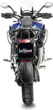 Terminale Di Scarico Con Omologazione Suono Lv One Evo Acciaio Fondello Carbonio - Leovince Compatibile Con Triumph Tiger 1200 Gt Rally (2022-2024)