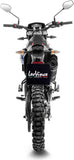 Terminale Di Scarico Senza Omologazione Suono Lv One Evo Acciaio Nero Fondello Carbonio - Leovince Compatibile Con Aprilia Sx 125 (2021-2024)