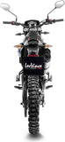 Terminale Di Scarico Senza Omologazione Suono Lv One Evo Acciaio Fondello Carbonio - Leovince Compatibile Con Aprilia Rx 125 (2021-2024)