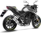 Terminale Di Scarico Senza Omologazione Suono Lv One Evo Acciaio Fondello Carbonio - Leovince Compatibile Con Honda Cb 750 Hornet (2023-2024)