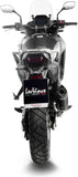 Terminale Di Scarico Con Omologazione Suono Lv One Evo Acciaio Nero Fondello Carbonio - Leovince Compatibile Con Honda Xl 750 Transalp Urban (2023-2024)