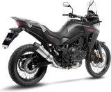 Terminale Di Scarico Senza Omologazione Suono Lv One Evo Acciaio Fondello Carbonio - Leovince Compatibile Con Honda Xl 750 Transalp Urban (2023-2024)