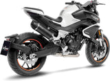 Terminale Di Scarico Senza Omologazione Suono Lv One Evo Carbonio Fondello Carbonio - Leovince Compatibile Con Cfmoto 800 Nk Sport (2023-2024)